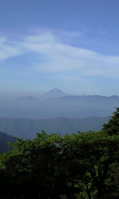 雲取からの富士山