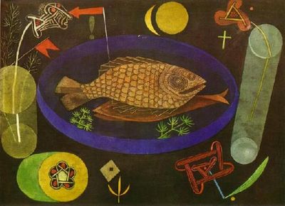 極彩色画家せきぐち彩のあとりえ☆ばからふる 人魚とパウルクレーの魚へのこだわり