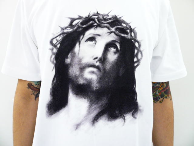 DAY OF THE DEAD JESUS PORTRAIT TEE FRONT