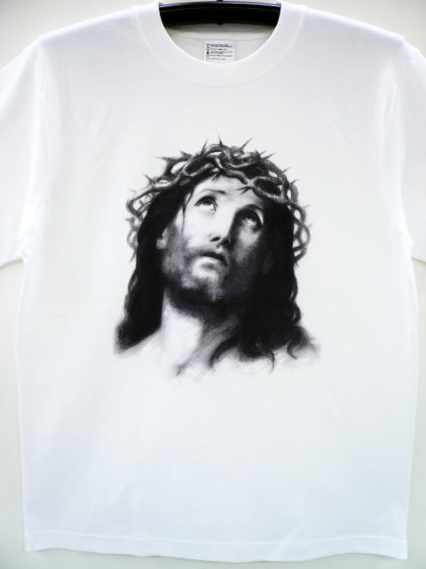 DAY OF THE DEAD JESUS PORTRAIT TEE FRONT