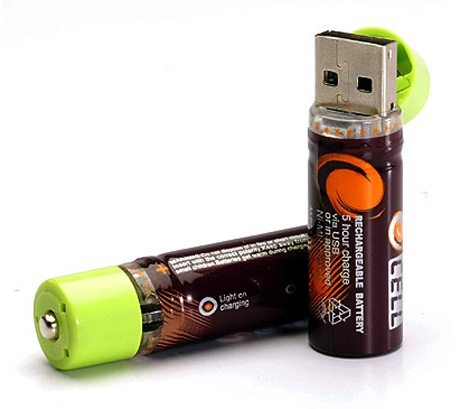 単三型USB充電池