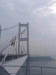 四国側、とても雄大な来島大橋。