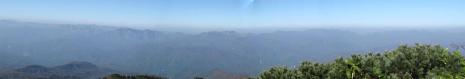 武尊山山頂からのパノラマ１