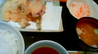 野菜天ぷら定食