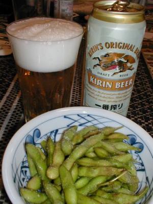 ビール＆枝豆