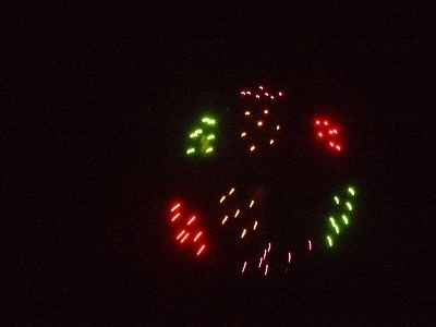 洞爺湖の花火
